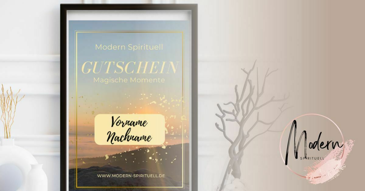 Gutschein Modern Spirituell